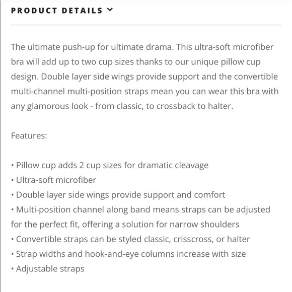 Montelle Intimates Prodigy Ultimate Push-Up Bra - Picture 2 of 7